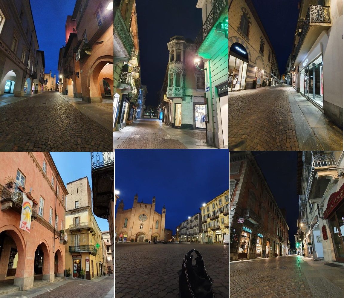 Calles vacías en las ciudades italianas. Soledad, silencio y tristeza (Fotos enviadas por Soraya Sauá).
